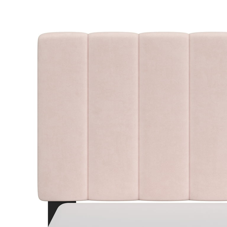 Hillsdale Reece Channel Stitched Queen Bed, Light Pink photo 5