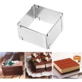 thumbnail image 1 of Swiss Cake Roll Maker, Devil's Food Chocolate Cake Slices Realistic for Display, Adjustable Stainless Steel Baking Ring Ensures Consistent Baking Results, 1 of 7