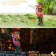 thumbnail image 3 of Estatua Solar Tiki Yiosax 35 cm Resina Exterior Flamenco, 3 of 9