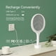 thumbnail image 4 of Raqueta eléctrica para insectos con cabezal giratorio recargable, raqueta eléctrica para mosquitos, matamoscas eléctrico, lámpara antimosquitos, antimoscas y antiavispas, atrapamoscas., 4 of 5
