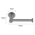 thumbnail image 3 of DODAMOUR 2 Pack Curtain Holdbacks Adhesive, Wall Mounted Curtain Tiebacks No Drill, Metal L Shaped Curtain Hooks for Home Decorative Curtain Decor (Silver), 3 of 6