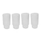 thumbnail image 5 of Juego de 4 vasos altos vintage apilables, hermoso juego de cristalería para café helado, jugo, cerveza, vaso de lunares de 11oz, 5 of 14