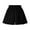 Black-01, variant on REALiKUN Women's Summer Elastic High Waist Roll Up Cuffed Loose Fit Lightweight Culottes Shorts