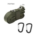 thumbnail image 6 of AURORA TRADE 1 Set Tent Extension Belt Wear-resistant Good Load Bearing Non-Slip Tear Resistant Multifunctional Hanging Items 4 Colors Outdoor Camping Clothesline with 2 Carabiners Set for Hiking, 6 of 8