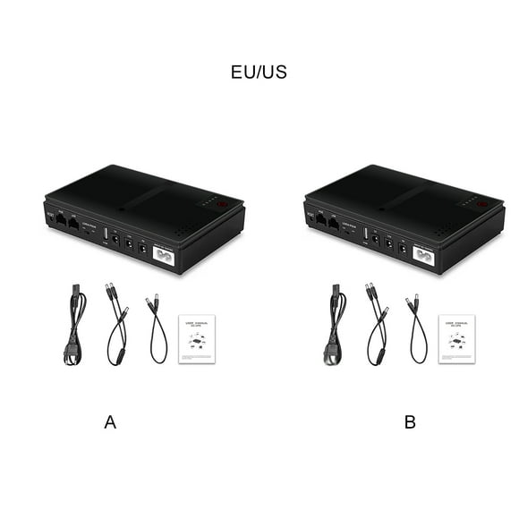 maskred Mini Portable UPS Battery Backup 5V/9V/12V Portable Power For Stable Power