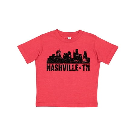 

Inktastic Nashville Skyline Grunge Gift Toddler Boy or Toddler Girl T-Shirt