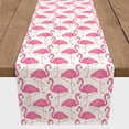 thumbnail image 3 of Creative Products Pink Flamingos 16x72 Poly Twill Table Runner, 3 of 3