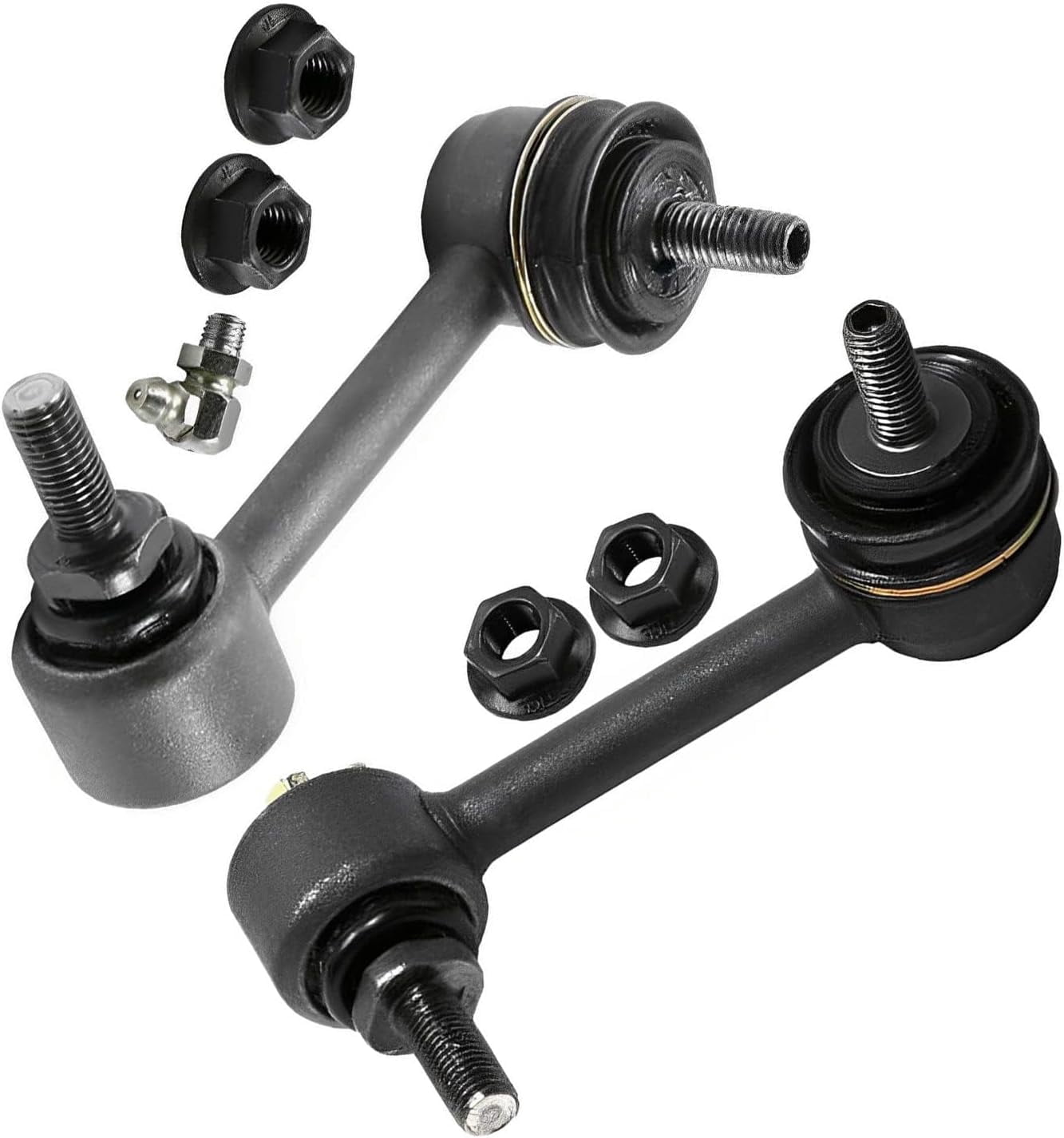 Detroit Axle - 8pc 2.4L Struts Suspension Kit for 2015-2017 Chrylser 200, 4 Front Rear Sway Bar Links 2 Complete Front Struts Coil Spring 2 Rear Shock Absorbers Assembly 2016 Replacement
