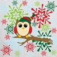 thumbnail image 3 of CafePress - Christmas Owl Zip Hoodie - Zip Hoodie, Classic Hooded Sweatshirt with Metal Zipper, 3 of 4