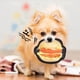 thumbnail image 3 of Juguetes De Lona Para Mascotas Perros Juguetes Para Morder Y Dentición Juguetes Vocales Simulación Pizza Filete Hamburguesa 4 Formas Divertidos Interesantes, 3 of 3