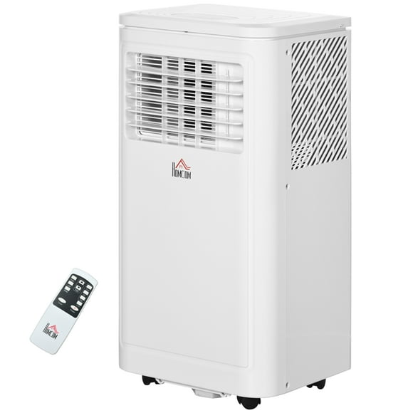 HOMCOM 8000 BTU Portable Air Conditioner for Room up to 344Sq Ft White