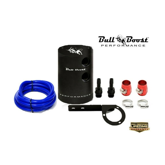 BLUE Micron Filtered Baffled Oil Catch Can System Kit