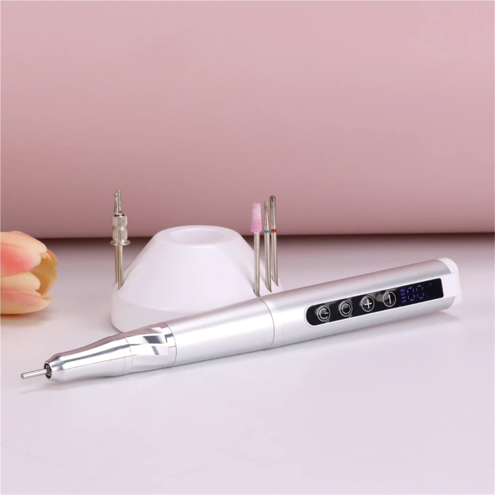 85w Brushless Motor Cordless Nail Drill 35000RPM Electric Handle Pen Drill Pedicure Rechargeable Handpiece Portable Base Charge