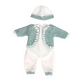 thumbnail image 4 of Accesorios de ropa para muñecas bebés Trajes de muñecas Disfraces Ropa informal para actividades verde perfke traje de muñeca, 4 of 7