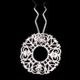 thumbnail image 4 of Pinzas de pelo de las vendimias de las muchachas vendimia lady hair clip horquillas headwear accesorios onda floral de plata Plata floral de la onda Magideal Pinzas de pelo de las vendimias de las muchachas, 4 of 7