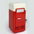 thumbnail image 4 of Abbracc Mini Réfrigérateur Alimenté par USB pour Canettes de Boisson Réfrigérateur et Réchauffeur Cadeaux - Rouge, 4 of 9