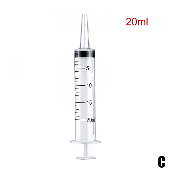 XIRQI Sterile Syringe Measuring Tools Diy Plastic Reusable Large Syringe 5-30Ml