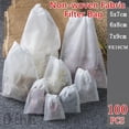 thumbnail image 4 of 100PCS Fabric Food Grade Filter Bags Tea Filter Tea Bags Spice Filters N1B4, 4 of 6
