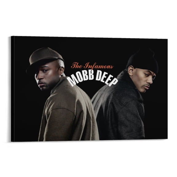 Mobb Deep Performer Rapper Art Poster Wall Art Poster Gifts Bedroom Prints Home Decor Hanging Picture Canvas Painting Posters 08x12inch(20x30cm)