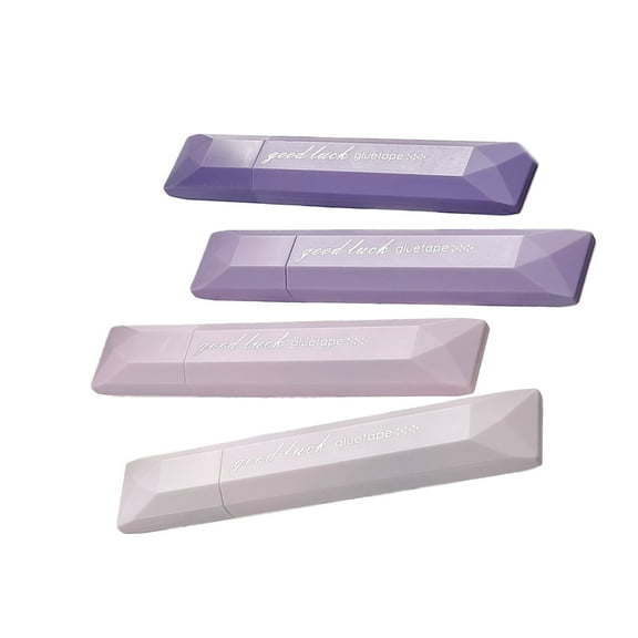 4Pcs Repositionable Double Side Adhesive Tape 6mmX5M Adhesive Tape Roller for Scrapbooking Card Making Photo Album