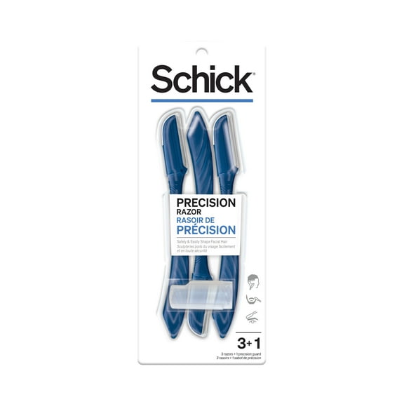 Schick Hydro Precision Grooming Mens Razor, 3 CT, Expertly Edge Mens Facial & Hair Lines