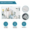 thumbnail image 6 of Thanksgiving Placemats Set of 4, Blue White Pumpkin Autumn Fall Leaf Washable Wipeable Table Mats for Dining Tables, Indoor Outdoor Kitchen Place Mats for Holiday Party Table Decor, 6 of 9