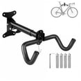 thumbnail image 1 of Retractable Garage Wall Mounted Bike Rack, Space Saving Upright Mountain Bike Rack, Mountain Bike Rack, Wall Mounted Bike Hook, Padded Upright Bike Storage Rack (Max Load 50kg), 1 of 4