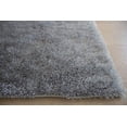 thumbnail image 2 of 5-Feet-by-7-Feet Silver Light Gray Light Grey New Area Rug Carpet Fluffy Fuzzy Shimmer Modern Bedroom Living Room Carpet Sale Contemporary Decorative Designer Plush Hand Woven, 2 of 5