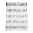 thumbnail image 1 of Popular Bath Sinatra Sequin Shower Curtain, White, 70x72 Inches, 1 of 2