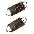 thumbnail image 5 of Multi-Purpose Rolling Tool Bag, Oxford Tool BagWithout Tools - A, Heavy Duty Oxford Wrench Tool Pouch, with 5 Zippered Pockets, for Car Motorcycle Ele, 5 of 5