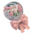 thumbnail image 2 of Ramo de tulipanes DIY para novias Artesanía Exquisitos ramos de flores artificiales Flores falsas para decoración de bodas Rosa Blanco Tamaño libre, 2 of 10