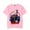 Pink, variant on Terrifier Halloween Tshirt Scary Horror Movie Merch Cosplay Short Sleeve T-shirt Summer For Men/Women Streetwear