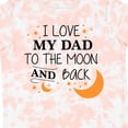 thumbnail image 4 of Inktastic I Love My Dad to the Moon and Back Boys or Girls Toddler T-Shirt, 4 of 5