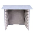thumbnail image 2 of Almencla Soundproof Booth Desktop Soundproof Cover Lightweight Vocal for Foam Panels Vocal Absorbing Cover Gray, 2 of 7