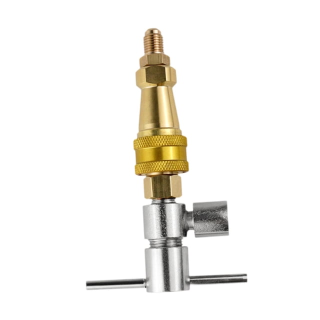 DimyFew Refrigerator Quick Connector Brass Coupling Plug Pressure Washer Adapter Sturdy Connection Tool for Fridge Freezer Maintenance Suitable for Home Repair 7.9x13.2cm