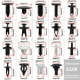 thumbnail image 4 of 435PCS Bumper Car Retainer Clips & Plastic Fasteners Kit Push Retainer Auto Push Pin Rivets Set, 4 of 6