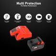 thumbnail image 4 of 2 Pack 5.0Ah 18V Batteries and Charger Replace for Milwaukee M18 Battery 48-11-1850, 4 of 4