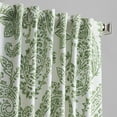 thumbnail image 5 of Half Price Drapes Printed Tea Time Green Room Darkening Curtains for Bedroom(1 Panel), 50W X 84L, 5 of 6