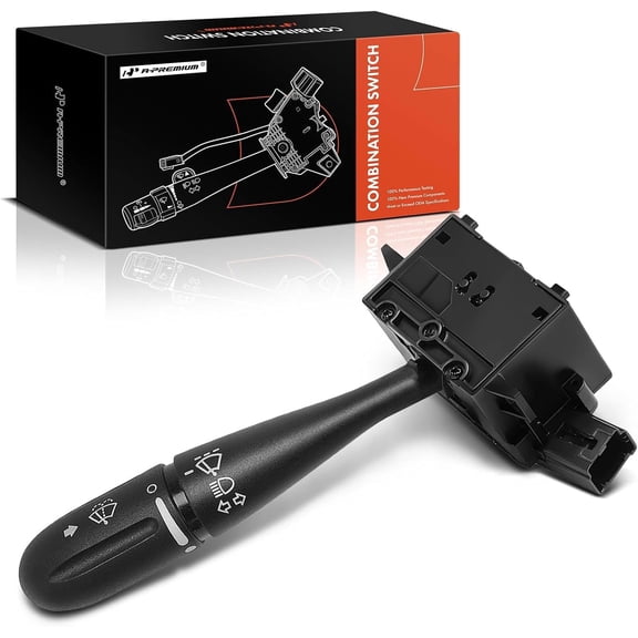 A-Premium Turn Signal Windshield Wiper Multifunction Switch Lever Compatible with Chrysler Town & Country 2001-2007, fit for Voyager 2001-2003 & Dodge Caravan 2001-2007, Grand Caravan 2001-2007