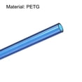 thumbnail image 4 of Unique Bargains PETG Tubing Hard 10mm ID, 14mm OD, 50cm Length, Blue no Fluorescent Light 4 Pack, 4 of 7