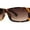 Tortoise / Brown, variant on Womens Mod Square Rectangle Thick Temple Fashion Sunglasses Black Smoke