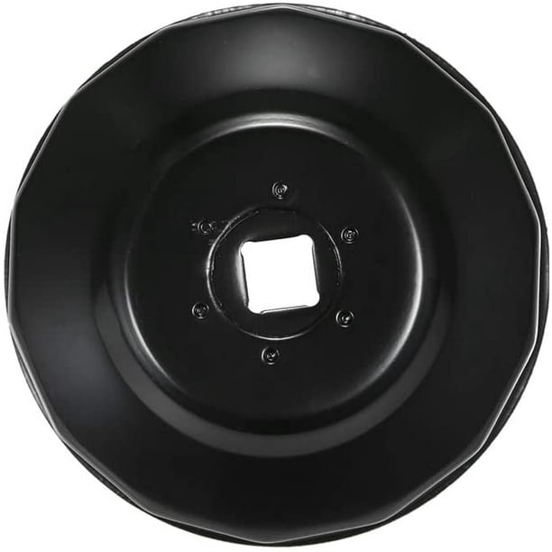 Bmatwk 76mm x 14 Flutes Oil Filter Wrench Cup Socket Type Cap