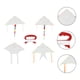 thumbnail image 3 of Kit para hacer cometas (4 unidades) de poliéster en blanco con hilo para niños., 3 of 7
