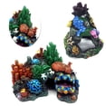 thumbnail image 6 of HEVIRGO Coral Resin Crafts Hiding Cave for Fish Tank Aquarium Decoration Landscaping Turtle Reptiles Decor Ornament, 6 of 7