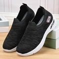 thumbnail image 5 of Orthopedic Shoes for Women Breathable Slip on Diabetic Shoes Comfort Wear Plantar Fasciitis Shoe, Wide Width Soft Sole Arch Support Walking Sneakers Casual Mesh Comfortable Tennis Sneakers, 5 of 7