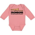 thumbnail image 3 of Inktastic Trombone Music Joke Band Boys or Girls Long Sleeve Baby Bodysuit, 3 of 5
