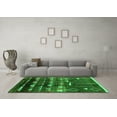 thumbnail image 3 of Ahgly Company Indoor Round Solid Green Modern Area Rugs, 5' Round, 3 of 4