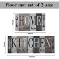thumbnail image 2 of Rustic Farmhouse Kitchen Mats for Floor, Kitchen Rugs Set of 2 Carpet Area Rug, Vintage Retro Farmhouse Black White Grey Kitchen Decor and Accessories Stuff, 17x30 and 17x47 Inch, 2 of 5