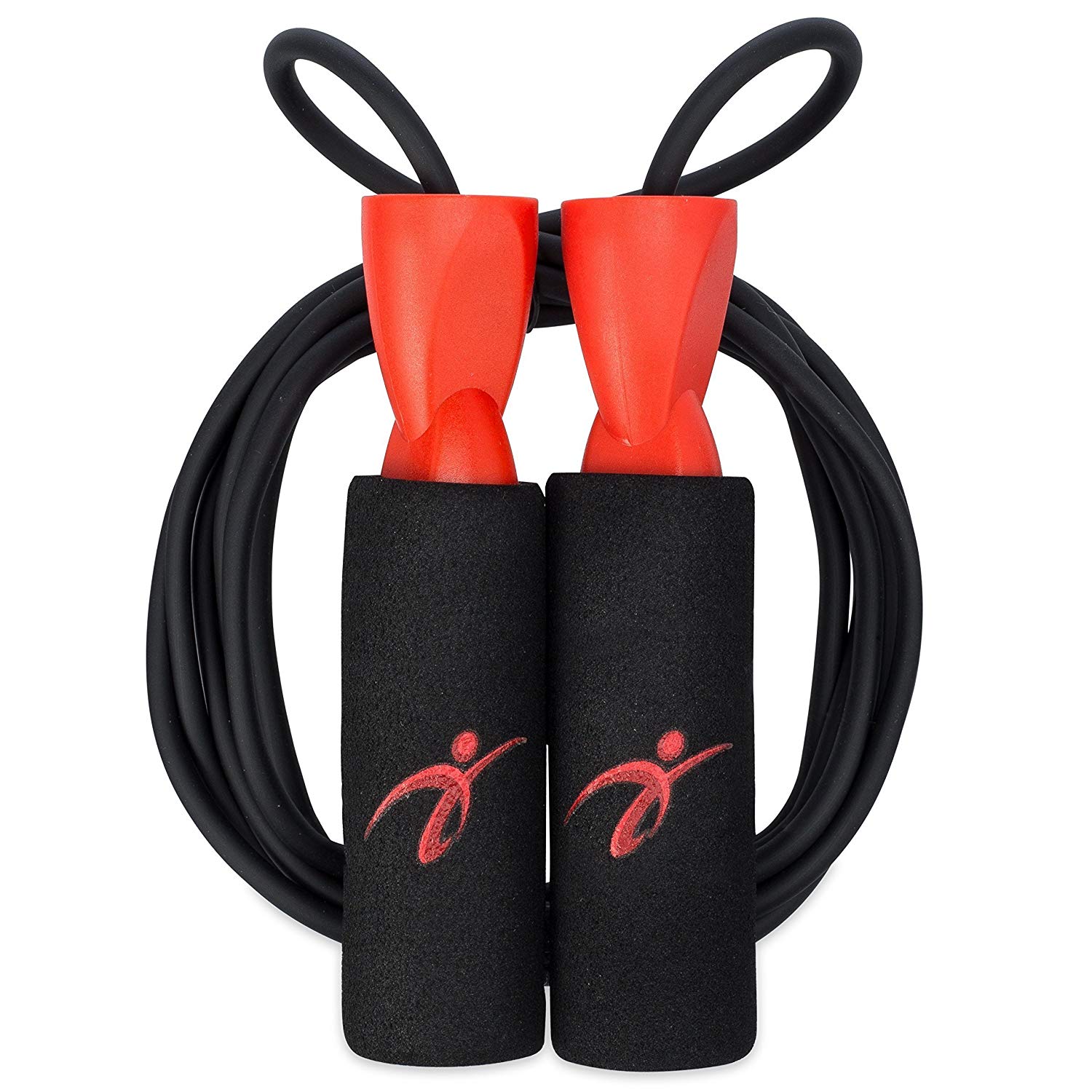 Fitness Factor Adjustable Jump Rope with Carrying Pouch Cardio