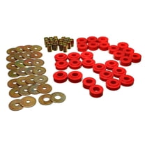 Energy Suspension Rr Spring Frame Shackle Kit - Red Fits select: 1977-1979 FORD F150, 1973-1979 FORD F250